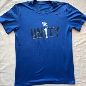 Nike Royal Blue Unity Graphic Dri Fit Tee